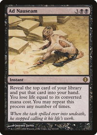 Ad Nauseam - Shards of Alara (ALA) #63 - Rare Magic: The Gathering Trading Card
