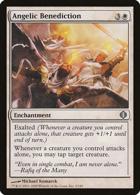 Angelic Benediction - Shards of Alara Magic: The Gathering trading card