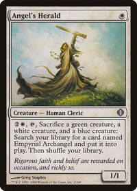 Angel's Herald - Shards of Alara (ALA) #2 - Uncommon Magic: The Gathering Trading Card
