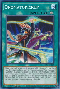 Onomatopickup - Legendary Duelists: Season 3 (LDS3) #LDS3-EN128 - Common / Short Print YuGiOh Trading Card