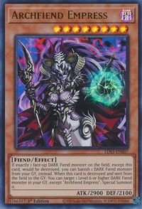 Archfiend Empress - Legendary Duelists: Season 3 (LDS3) #LDS3-EN007 - Ultra Rare YuGiOh Trading Card