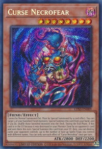 Curse Necrofear - Legendary Duelists: Season 3 (LDS3) #LDS3-EN009 - Secret Rare YuGiOh Trading Card