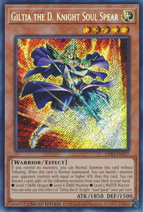Giltia the D. Knight Soul Spear - Legendary Duelists: Season 3 (LDS3) #LDS3-EN137 - Secret Rare YuGiOh Trading Card