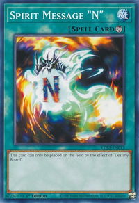 Spirit Message "N" - Legendary Duelists: Season 3 (LDS3) #LDS3-EN013 - Common / Short Print YuGiOh Trading Card
