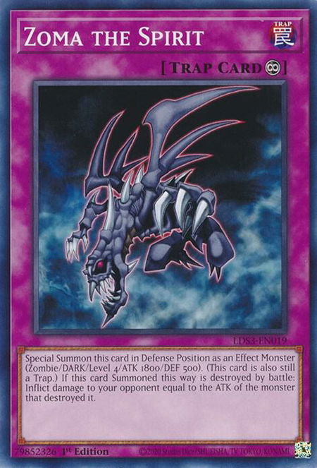Zoma the Spirit - Legendary Duelists: Season 3 YuGiOh trading card