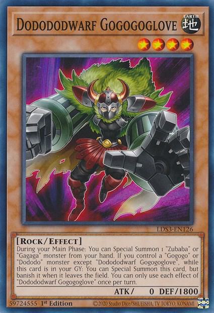 Dodododwarf Gogogoglove - Legendary Duelists: Season 3 YuGiOh trading card