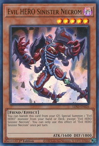 Evil HERO Sinister Necrom - Legendary Duelists: Season 3 (LDS3) #LDS3-EN026 - Ultra Rare YuGiOh Trading Card