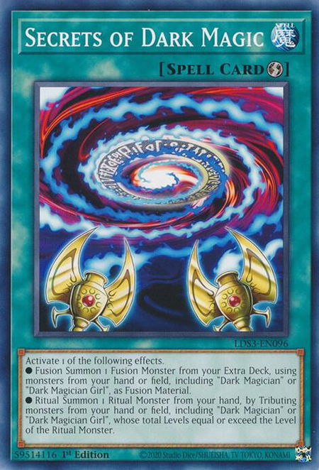Secrets of Dark Magic - Legendary Duelists: Season 3 YuGiOh trading card