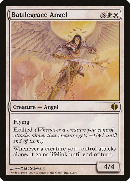 Battlegrace Angel - Shards of Alara Magic: The Gathering trading card