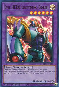 Evil HERO Lightning Golem - Legendary Duelists: Season 3 (LDS3) #LDS3-EN028 - Ultra Rare YuGiOh Trading Card