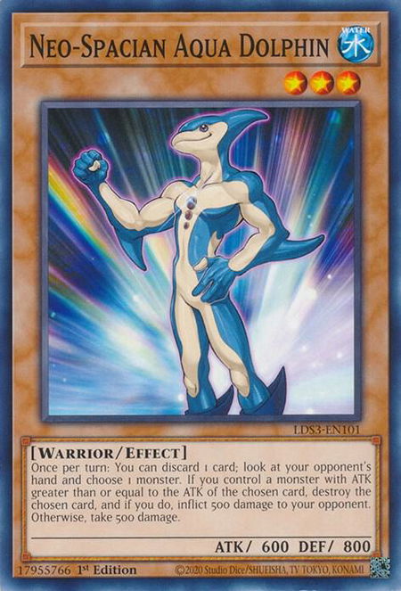 Neo-Spacian Aqua Dolphin - Legendary Duelists: Season 3 YuGiOh trading card