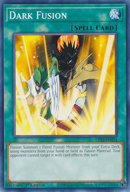 Dark Fusion - Legendary Duelists: Season 3 YuGiOh trading card