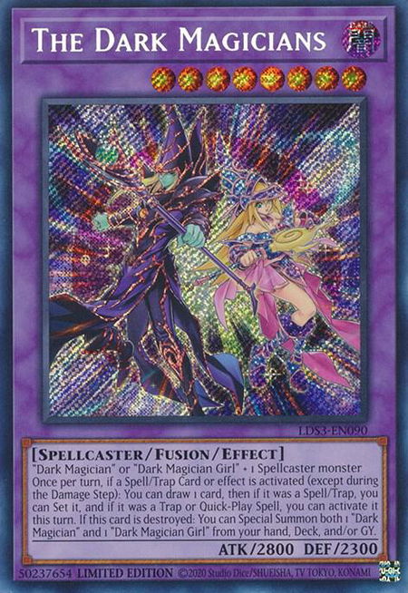 The Dark Magicians - Legendary Duelists: Season 3 YuGiOh trading card