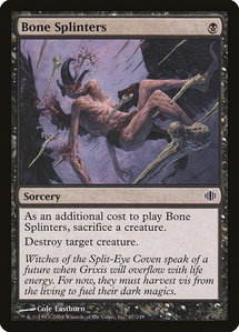 Bone Splinters - Shards of Alara (ALA) #67 - Common Magic: The Gathering Trading Card