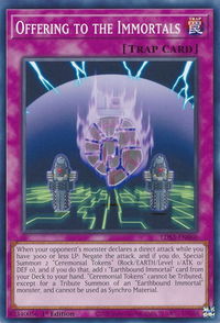 Offering to the Immortals - Legendary Duelists: Season 3 (LDS3) #LDS3-EN060 - Common / Short Print YuGiOh Trading Card