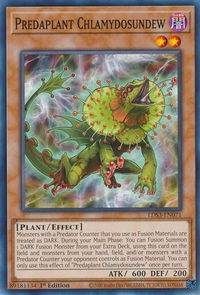 Predaplant Chlamydosundew - Legendary Duelists: Season 3 (LDS3) #LDS3-EN071 - Common / Short Print YuGiOh Trading Card