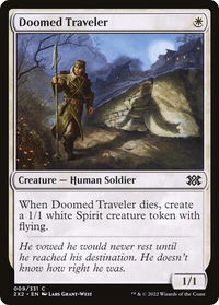 Doomed Traveler - Double Masters 2022 (2X2) #9 - Common Magic: The Gathering Trading Card