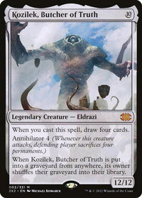 Kozilek, Butcher of Truth - Double Masters 2022 (2X2) #2 - Mythic Magic: The Gathering Trading Card
