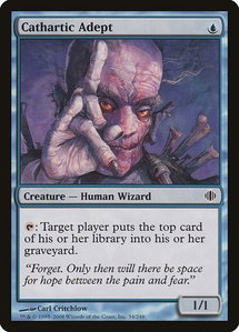 Cathartic Adept - Shards of Alara (ALA) #34 - Common Magic: The Gathering Trading Card