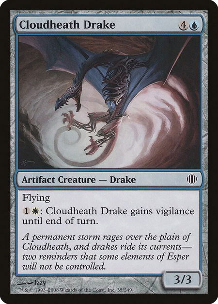 Cloudheath Drake - Shards of Alara Magic: The Gathering trading card