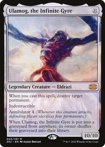 Ulamog, the Infinite Gyre - Double Masters 2022 (2X2) #3 - Mythic Rare Magic: The Gathering Trading Card