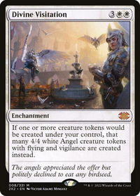 Divine Visitation - Double Masters 2022 (2X2) #8 - Mythic Magic: The Gathering Trading Card