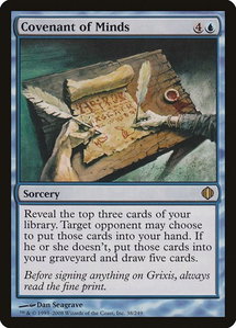 Covenant of Minds - Shards of Alara (ALA) #38 - Rare Magic: The Gathering Trading Card