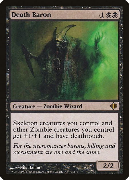 Death Baron - Shards of Alara Magic: The Gathering trading card