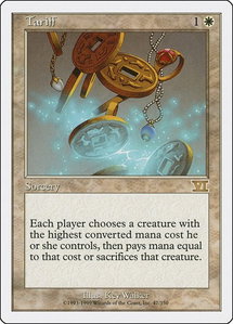 Tariff - Classic Sixth Edition (6ED) #47 - Rare Magic: The Gathering Trading Card