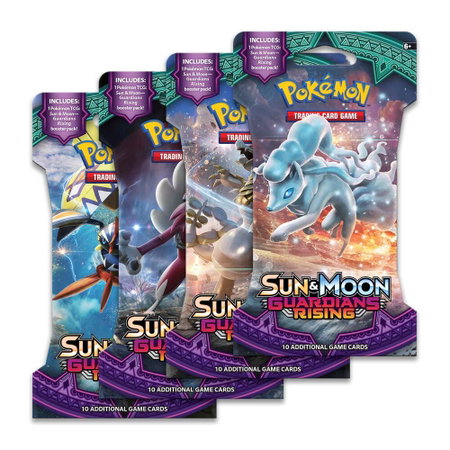 Guardians Rising Booster Pack Art Bundle [Set of 5] - SM - Guardians Rising Pokémon trading card