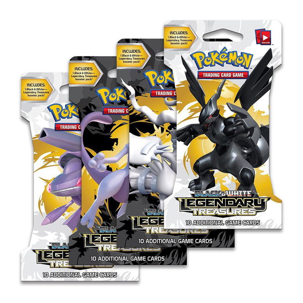Legendary Treasures Sleeved Booster Pack Art Bundle [Set of 4] - Legendary Treasures Pokémon trading card
