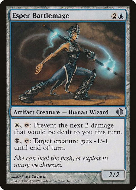 Esper Battlemage - Shards of Alara Magic: The Gathering trading card