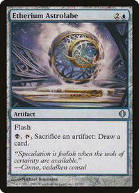 Etherium Astrolabe - Shards of Alara (ALA) #41 - Uncommon Magic: The Gathering Trading Card