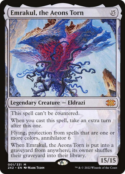 Emrakul, the Aeons Torn - Double Masters 2022 Magic: The Gathering trading card