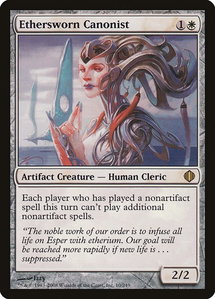 Ethersworn Canonist - Shards of Alara (ALA) #10 - Rare Magic: The Gathering Trading Card