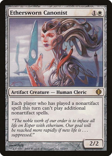 Ethersworn Canonist - Shards of Alara Magic: The Gathering trading card