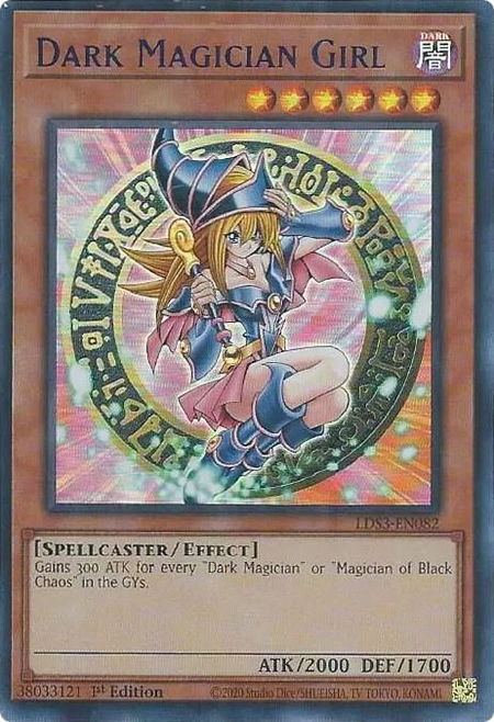 Dark Magician Girl (Blue) - Legendary Duelists: Season 3 YuGiOh trading card