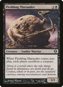 Fleshbag Marauder - Shards of Alara (ALA) #76 - Uncommon Magic: The Gathering Trading Card