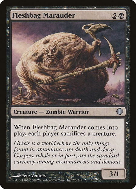 Fleshbag Marauder - Shards of Alara Magic: The Gathering trading card