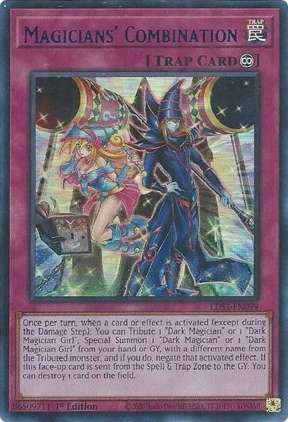Magicians' Combination (Blue) - Legendary Duelists: Season 3 YuGiOh trading card