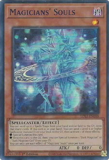 Magicians' Souls (Blue) - Legendary Duelists: Season 3 YuGiOh trading card