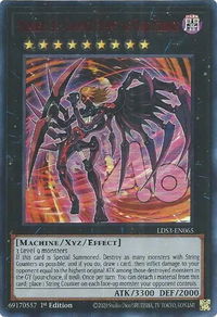 Number C40: Gimmick Puppet of Dark Strings (Red) - Legendary Duelists: Season 3 (LDS3) #LDS3-EN065 - Ultra Rare YuGiOh Trading Card