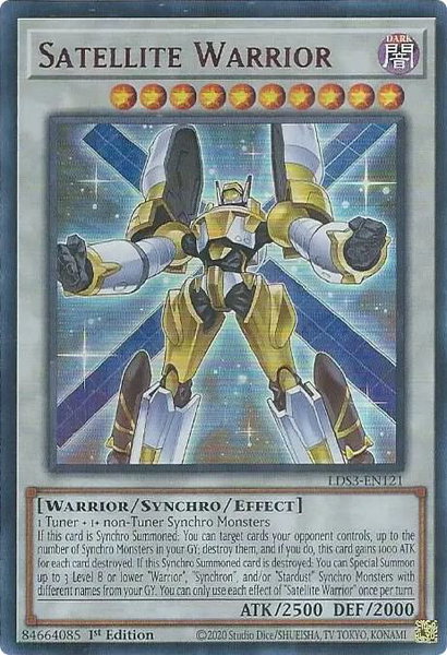 Satellite Warrior (Red) trading card from Legendary Duelists: Season 3 Satellite Warrior (Red) - Legendary Duelists: Season 3 YuGiOh trading card
