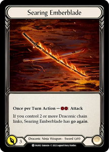 Searing Emberblade - Blitz Deck: Uprising - Fai (FAI) #FAI002 - Token Flesh and Blood Trading Card