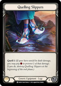 Quelling Slippers - Blitz Deck: Uprising - Fai (FAI) #FAI006 - Common Flesh and Blood Trading Card
