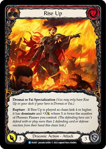 Rise Up - Blitz Deck: Uprising - Fai (FAI) #FAI007 - Rare Flesh and Blood Trading Card