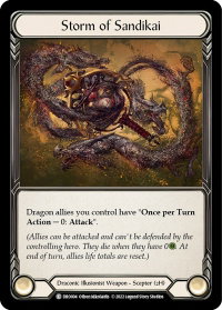 Storm of Sandikai - Blitz Deck: Uprising - Dromai (DRO) #DRO004 - Common Flesh and Blood Trading Card