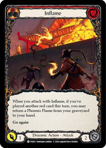 Inflame - Blitz Deck: Uprising - Fai (FAI) #FAI011 - Common Flesh and Blood Trading Card