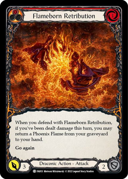 Flameborn Retribution - Blitz Deck: Uprising - Fai Flesh and Blood trading card