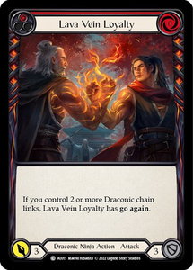 Lava Vein Loyalty (Red) - Blitz Deck: Uprising - Fai (FAI) #FAI015 - Common Flesh and Blood Trading Card